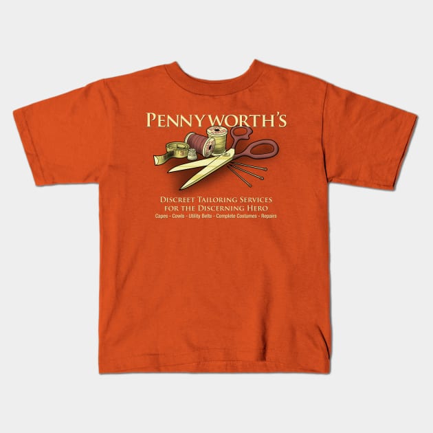 Pennyworth's Kids T-Shirt by robotrobotROBOT